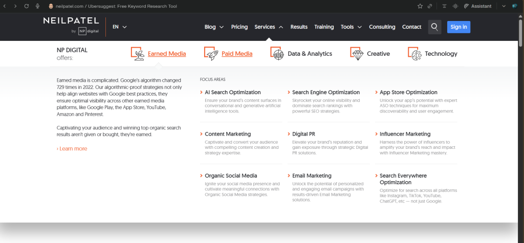 ubersuggest location id for kerala india