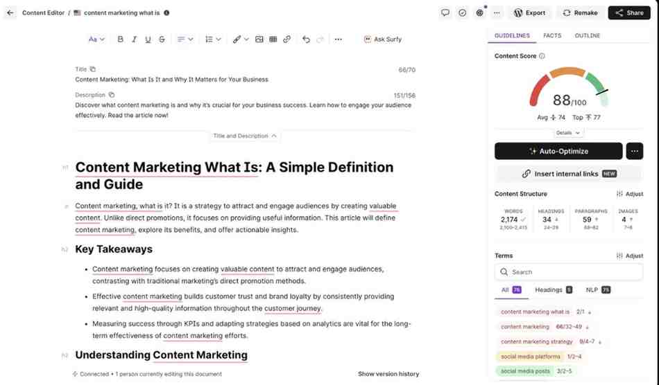 surfer seo is totally for content writers 
