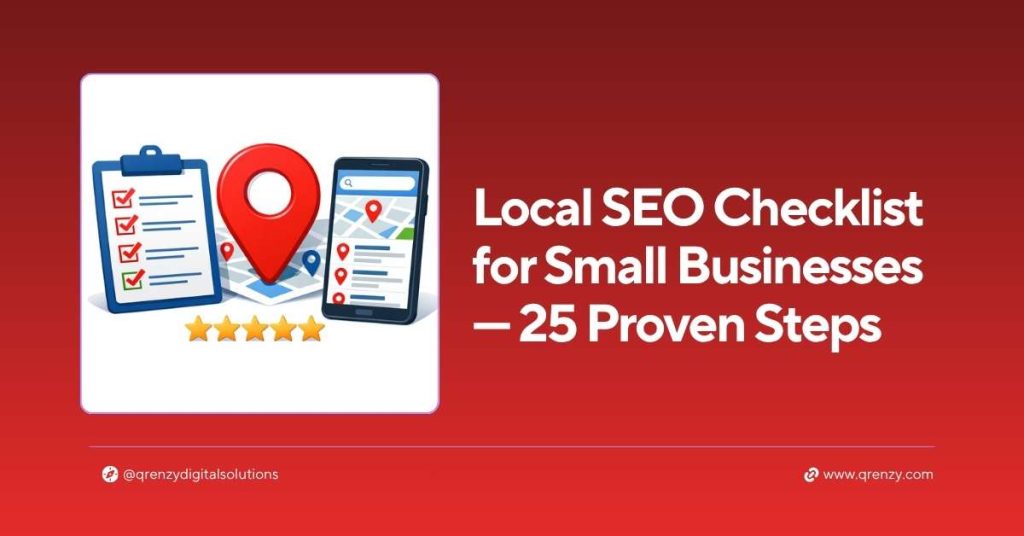 Local SEO Checklist for Small Businesses — 25 Steps