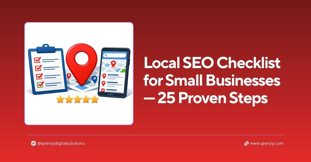 Local SEO checklist for small businesses — 25 proven steps
