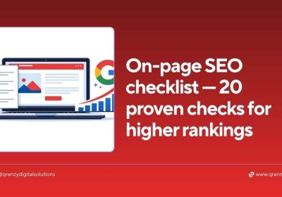 On-page SEO checklist — 20 proven checks for higher rankings