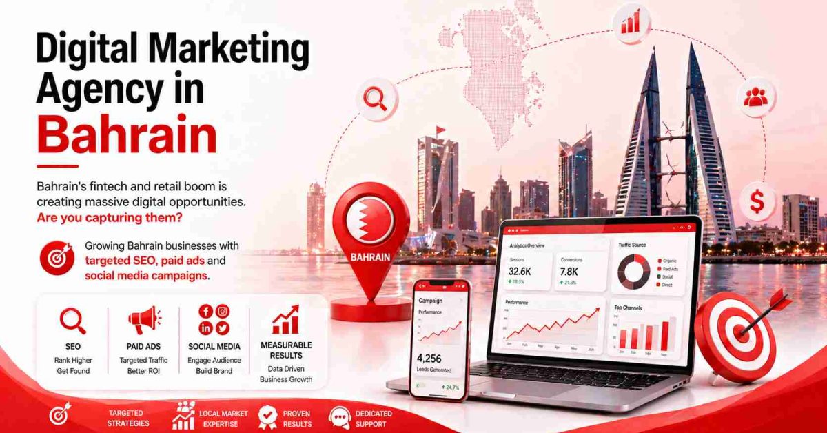 Digital Marketing Agency in Bahrain — Qrenzy Digital Solutions