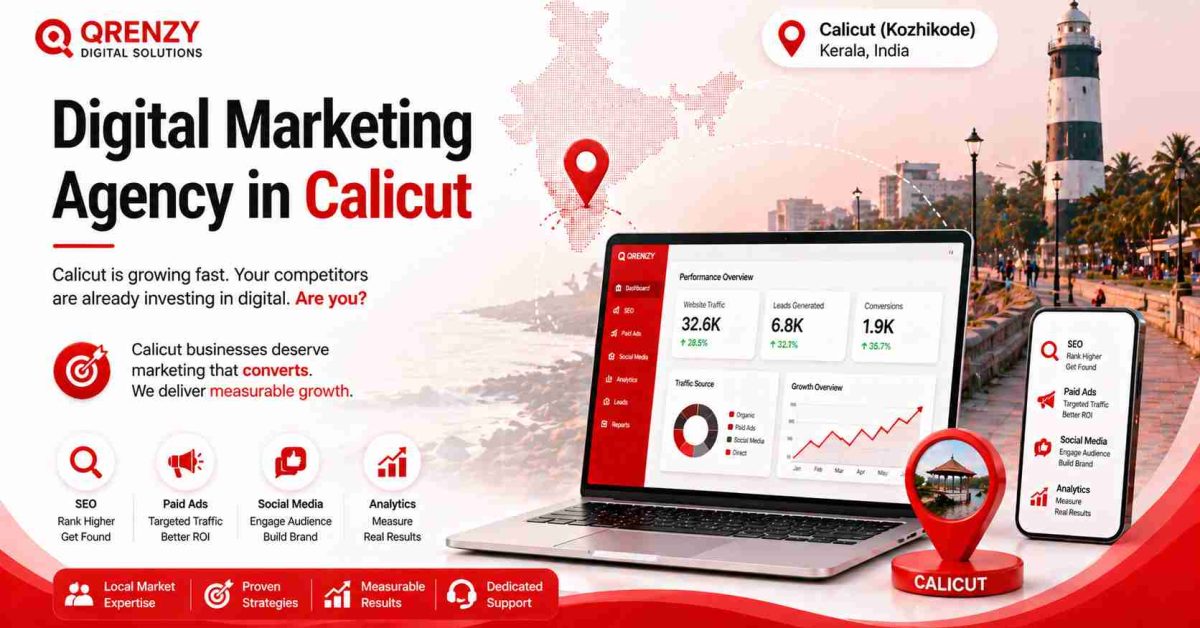 Digital Marketing Agency in Calicut — Qrenzy Digital Solutions