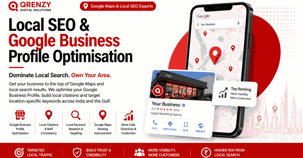 Local SEO & Google Business Profile Optimisation — Qrenzy Digital Solutions